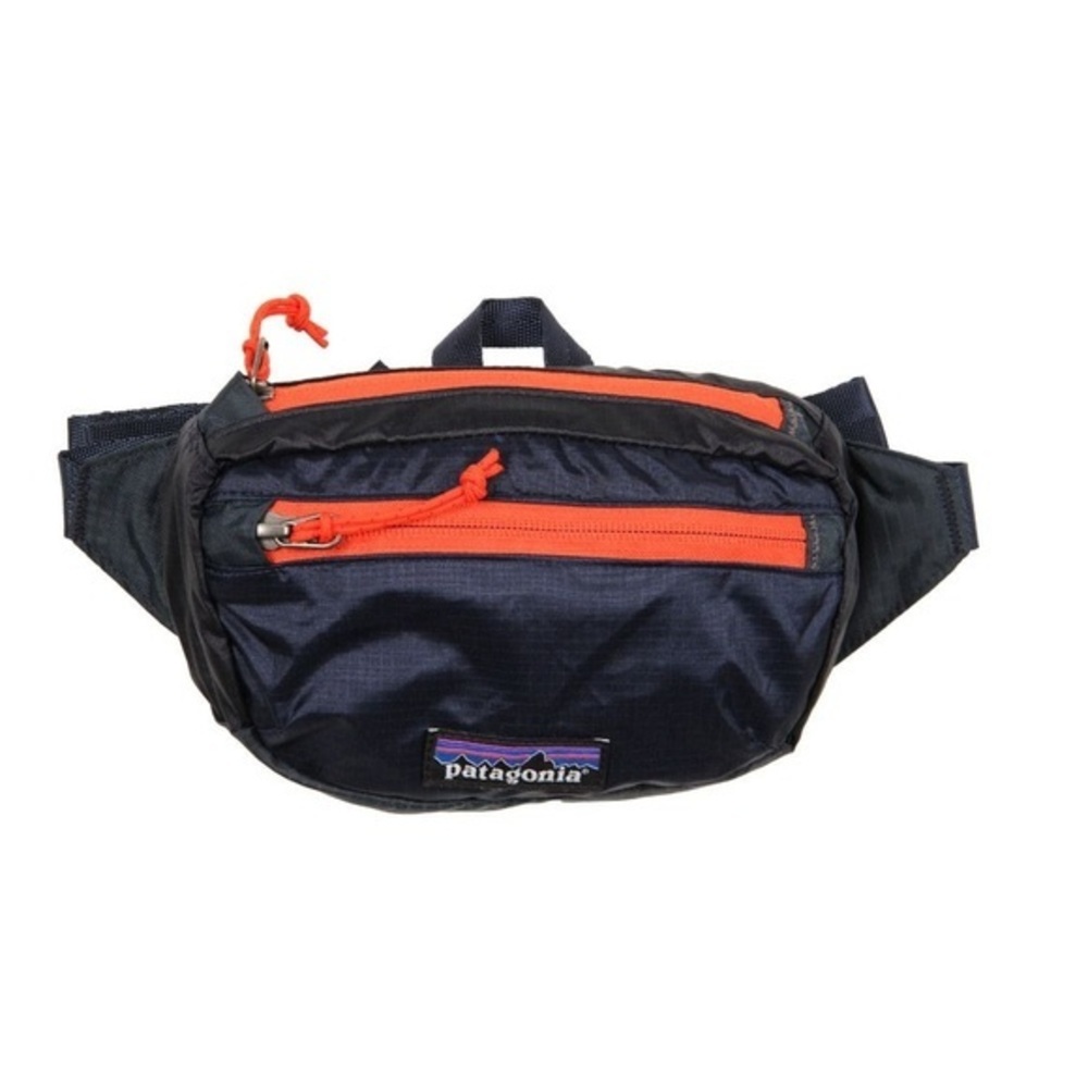 Patagonia hip pack Fanny black‎ hole ultra lightweight bag smolder navy o…